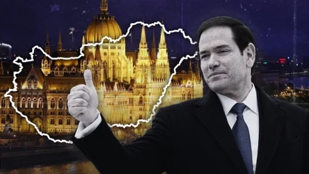 Marco Rubio poleciał do Węgier. Na trasie polityka po Europie Polski nie ma. Kolaż: Lidia Ławecka