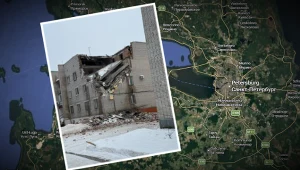 Runął budynek żandarmerii wojskowej w Rosji. Ludzie utknęli pod gruzami