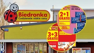 Gratisy tylko do soboty. 2+1, 3+3 i promocje na słodycze w Biedronce