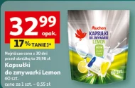 Kapsułki do zmywarki Auchan
