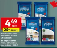 Chusteczki do czyszczenia Auchan