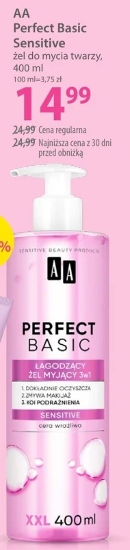 Żel do mycia twarzy AA