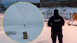 Estonia. Na jeziorze Pejpus odkryto balon przemytniczy