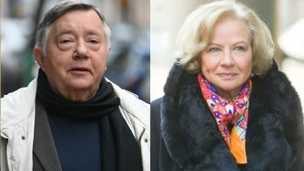 Mieczysław Hryniewicz i Bożena Dykiel. 