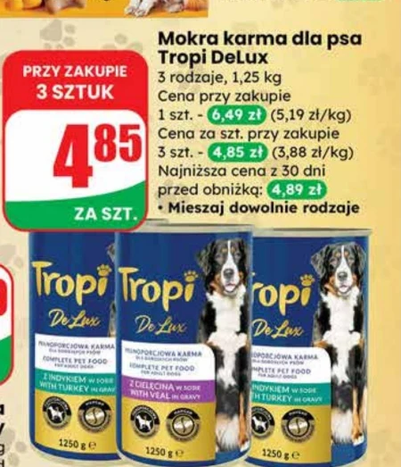 Корм для собак Tropi