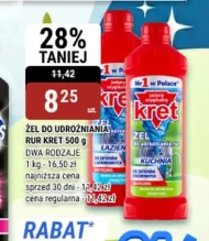 Żel do udrożniania rur Kret