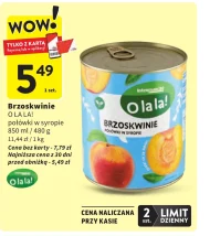 Brzoskwinie w syropie O La La!