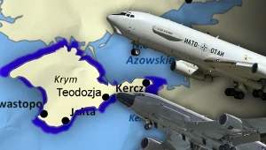 Media przeanalizowały koincydencję lotów NATO i ataków Ukrainy na cele na okupowanym Krymie