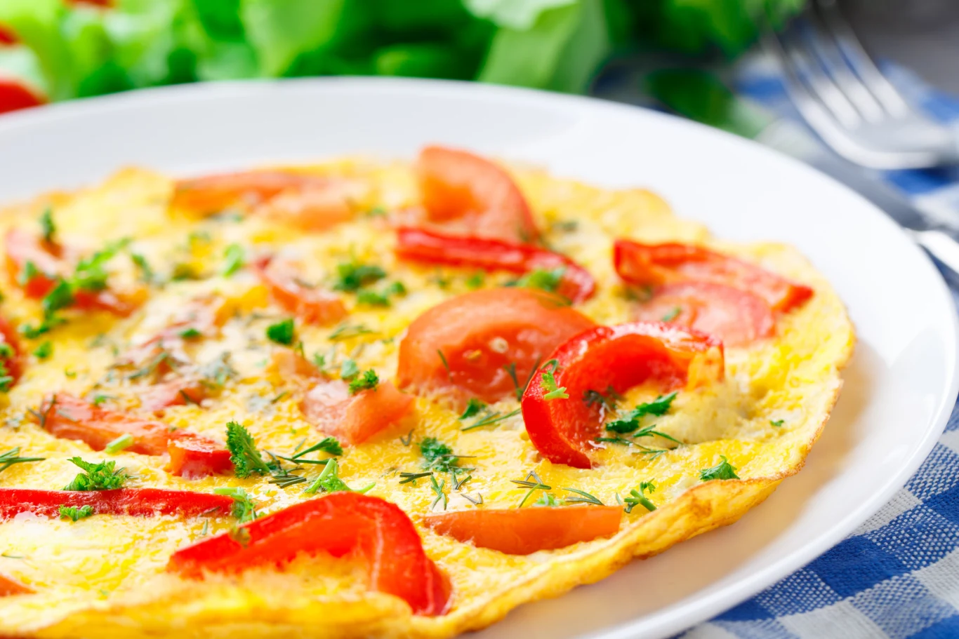 Taki omlet nasyci na długo Taki omlet nasyci na długo
