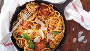 Spaghetti z klopsikami