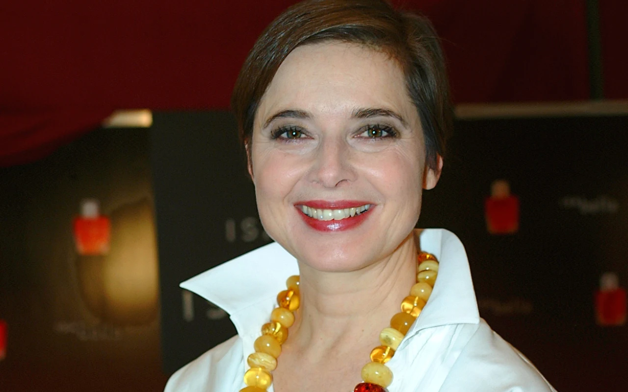 Isabella Rossellini podczas wizyty w Polsce w 2002 roku