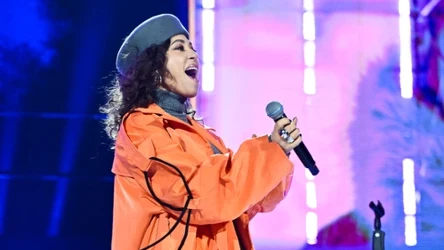 Natalia Kukulska podczas koncertu "Zaczęło się od morza - 100-lecie Gdyni"