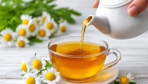 Filiżanka z rumiankiem