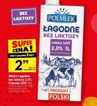 Mleko bez laktozy Polmlek
