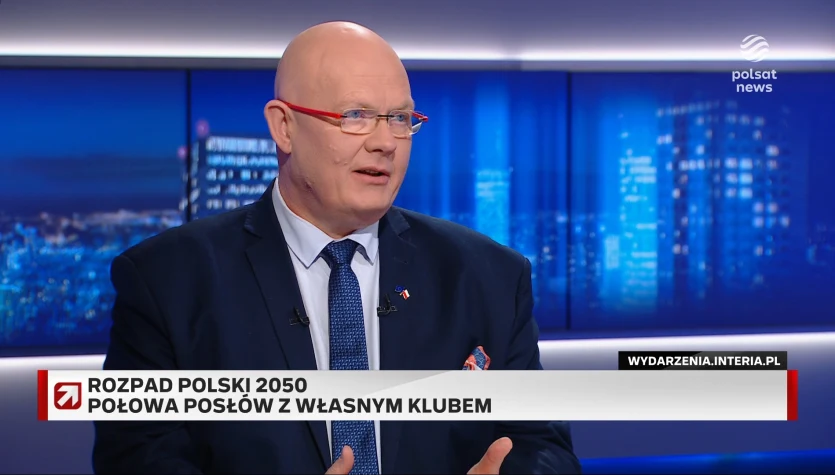 Gramatyka w ''Gościu Wydarzeń'' o rozpadzie Polski 2050: Myślę, że najwięcej winy jest w nas samych