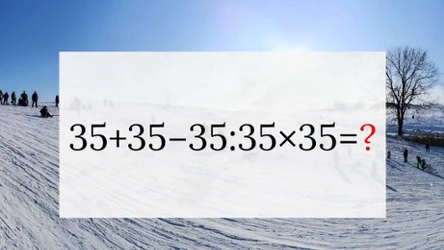 W tej zagadce matematycznej ważna jest kolejność wykonywania działań