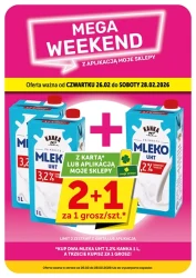 Mega Weekend - moje sklepy supermarket