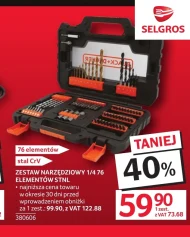 Zestaw narzędziowy Selgros