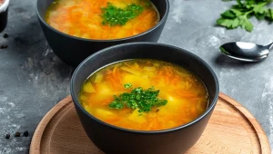 Odchudzająca zupa na rozgrzewkę. Zbija cukier, wspiera jelita