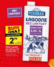 Mleko bez laktozy Polmlek