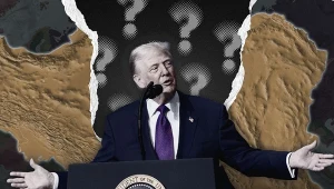 Po co Trumpowi wojna z Iranem? Kolaż: Lidia Ławecka