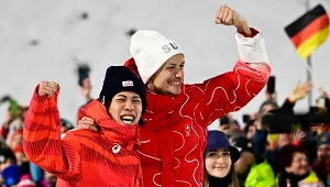 Tak Ren Nikaido i Gregor Deschwanden świętowali medal igrzysk