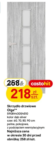 Дверне полотно Silver