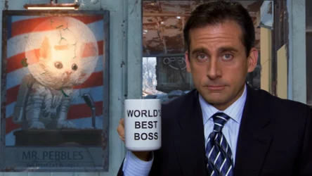 Michael Scott in Fallout 4 / źródło: YouTube (eli_handle_b.wav)