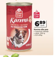 Karma dla psa Fine life