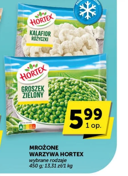 Заморожені овочі Hortex