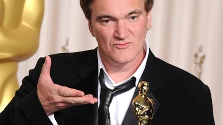 Quentin Tarantino z Oscarem za najlepszy scenariusz do filmu "Django" (2013)