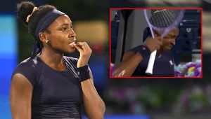 Coco Gauff znów to zrobiła. Zrobiło się niebezpiecznie, nerwy puściły 