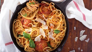 Spaghetti z klopsikami