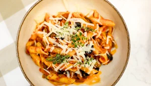 Penne alla puttanesca Jurka Sobieniaka w wersji "wow"