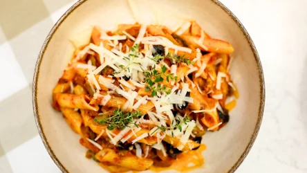 Penne alla puttanesca Jurka Sobieniaka w wersji "wow"