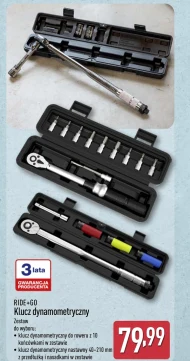 Klucz dynamometryczny Ride + Go