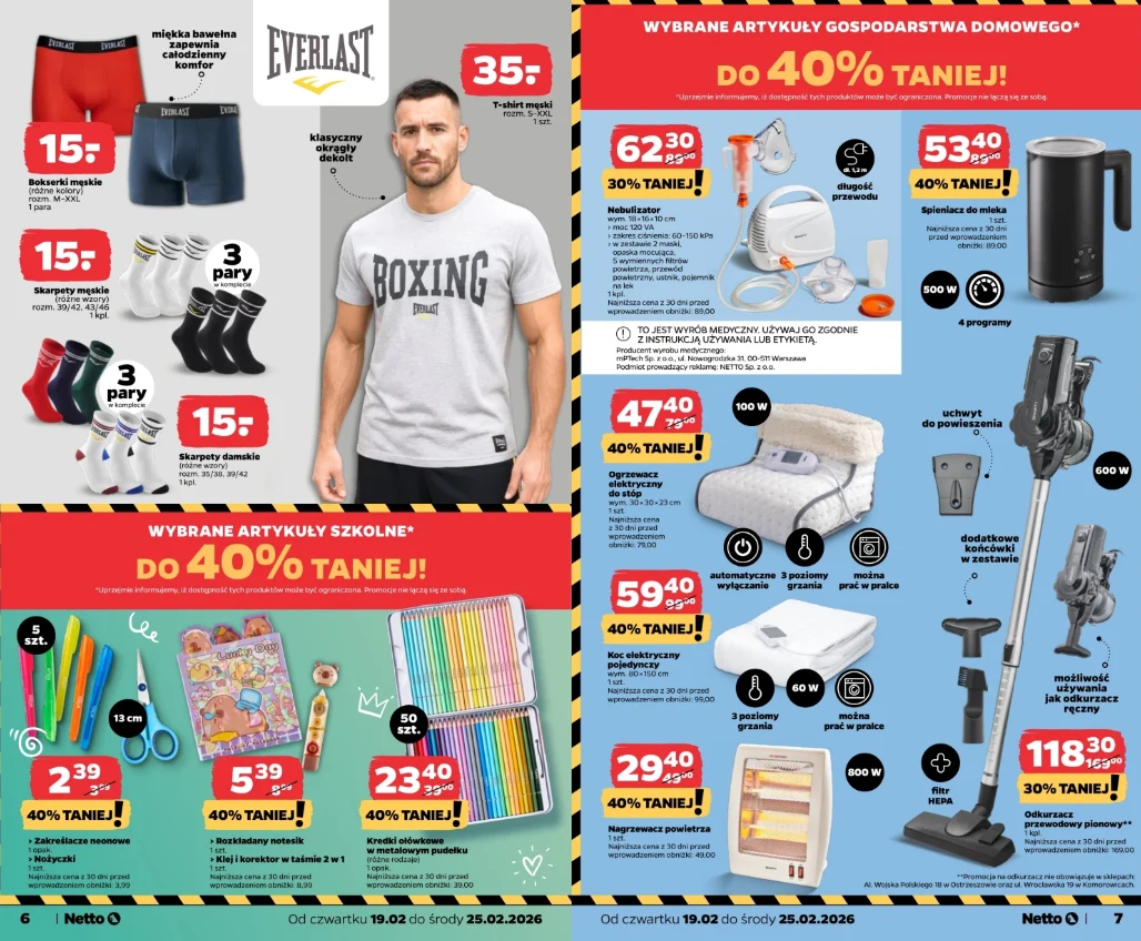Gazetka promocyjna Netto (oferta obowiązuje 19.02–25.02.2026), str. 6-7 Gazetka promocyjna Netto (oferta obowiązuje 19.02–25.02.2026), str. 6-7
