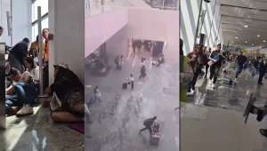 Chaos na lotnisku w Meksyku. Ludzie uciekali z krzykiem