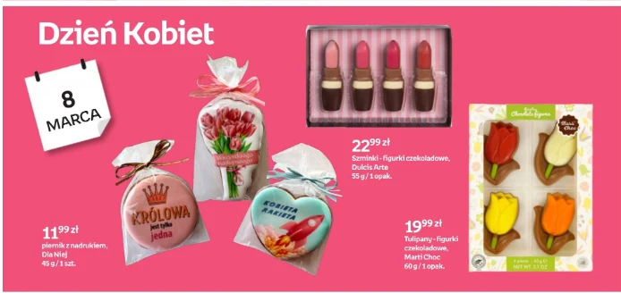 Oferta na Dzień Kobiet w Empiku - źródło: gazetka Empik, str. 94 Oferta na Dzień Kobiet w Empiku - źródło: gazetka Empik, str. 94