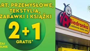 Artykuły przemysłowe 2+1 gratis w Biedronce. Potrzebna karta Moja Biedronka