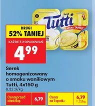 Serek homogenizowany Tutti