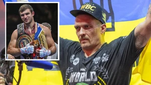 Dawid Surow i Ołeksandr Usyk