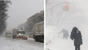 Burza śnieżna w Nowym Jorku