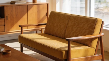 W PRL-u musztardowe kanapy były uznawane za wnętrzarski hit. Dziś Polacy znów je uwielbiają