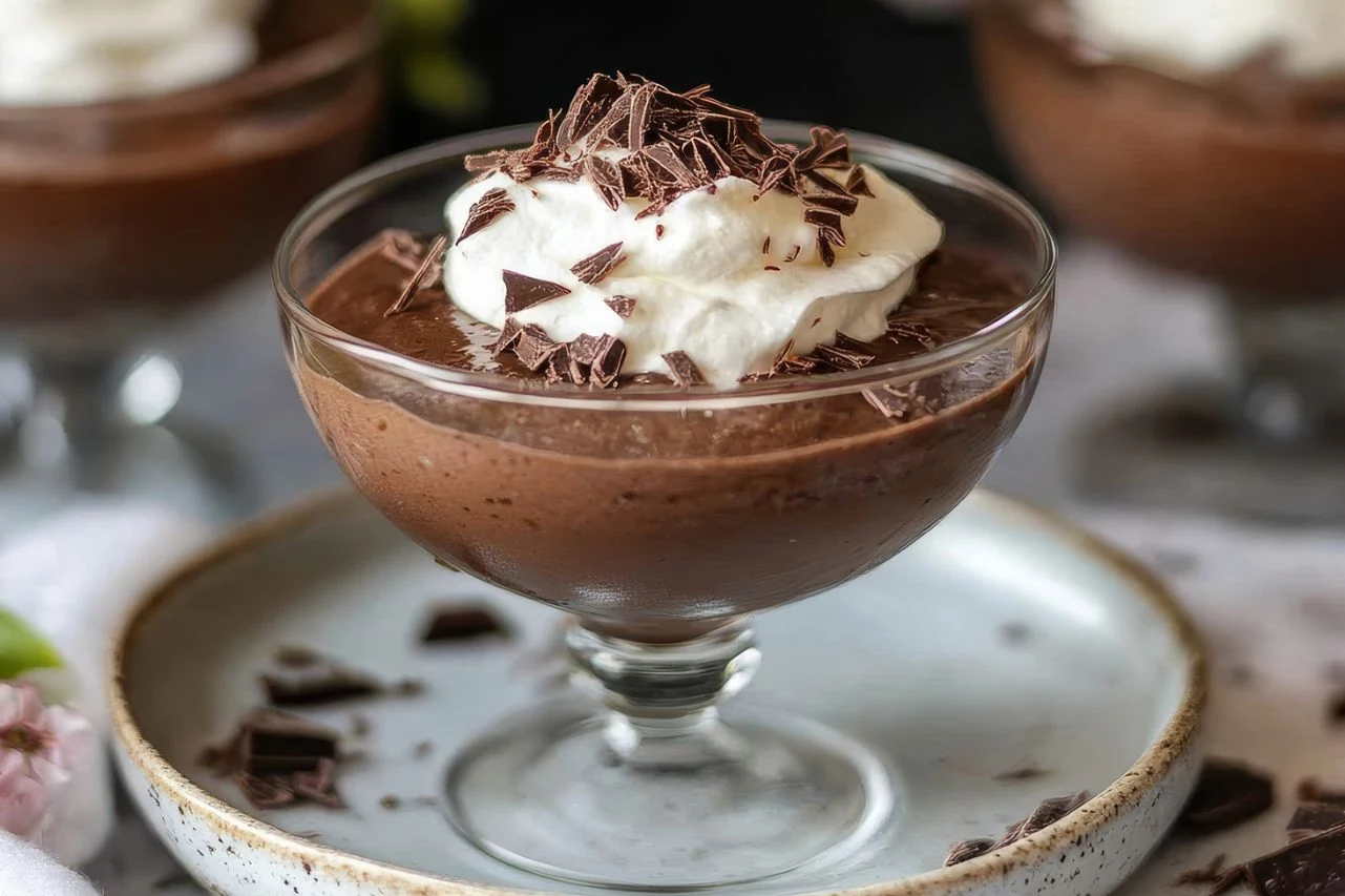 Mus czekoladowy ma konsystencję lekkiej pianki