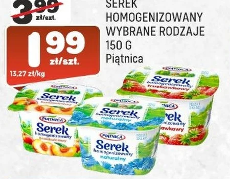 Гомогенізований сир Piątnica