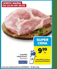 Łopatka wieprzowa Carrefour