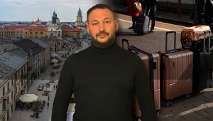 Ołeksandr od ośmiu lat mieszka poza rodzimym Ługańskiem. Jego rodzina znalazła drugi dom w Lublinie | kolaż: Jan Nalepa