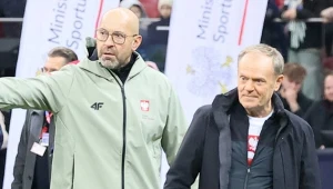 Minister sportu, Jakub Rutnicki i premier Donald Tusk