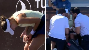 Przerażające sceny na korcie. Polka aż krzyknęła z bólu. Potem stało się to